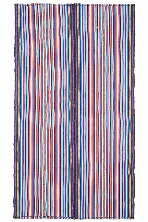 Turkish Vintage Striped Rug