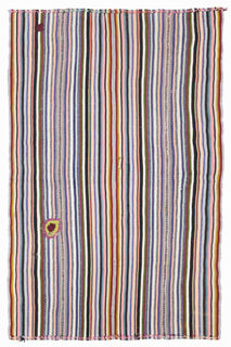 Striped Vintage Area Rug - Thumbnail