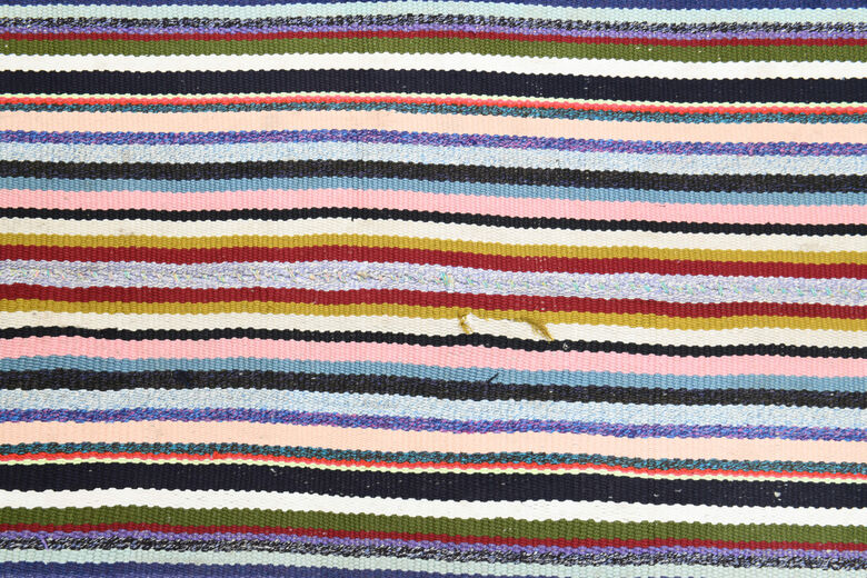 Striped Vintage Area Rug