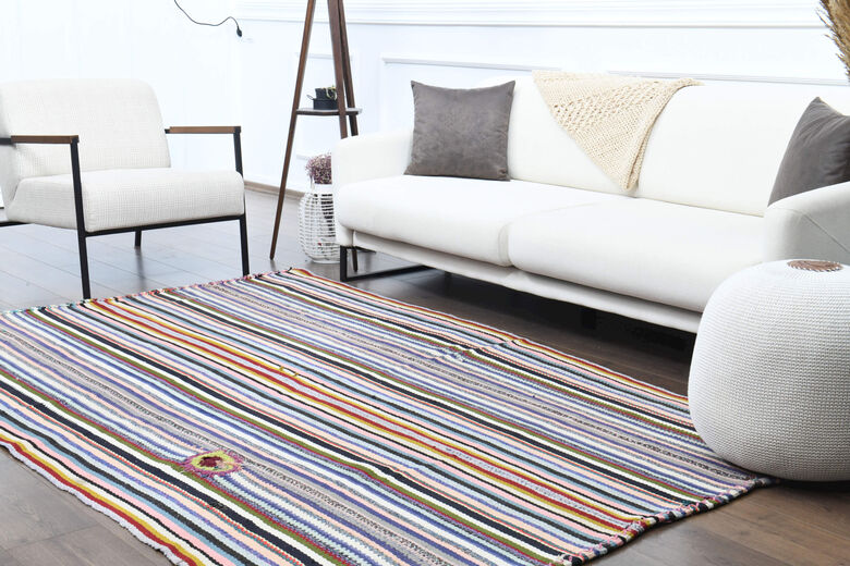 Striped Vintage Area Rug