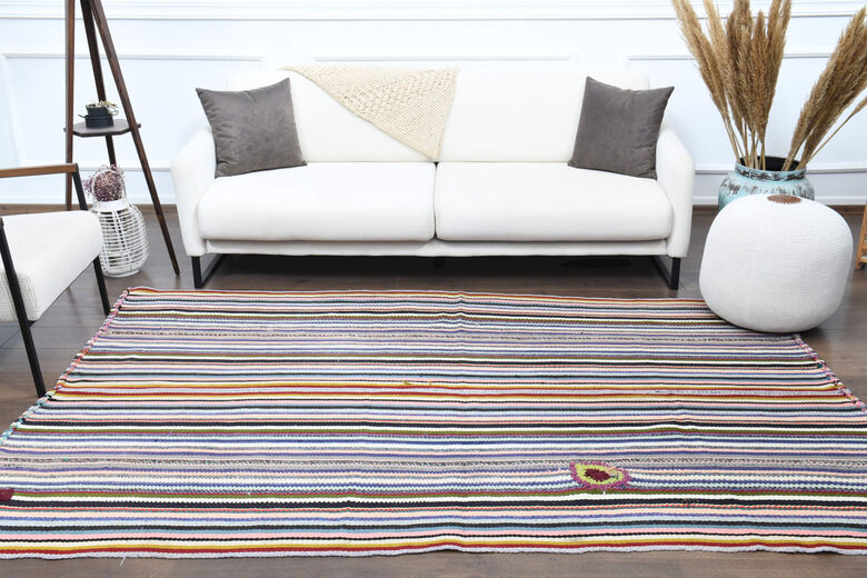 Striped Vintage Area Rug