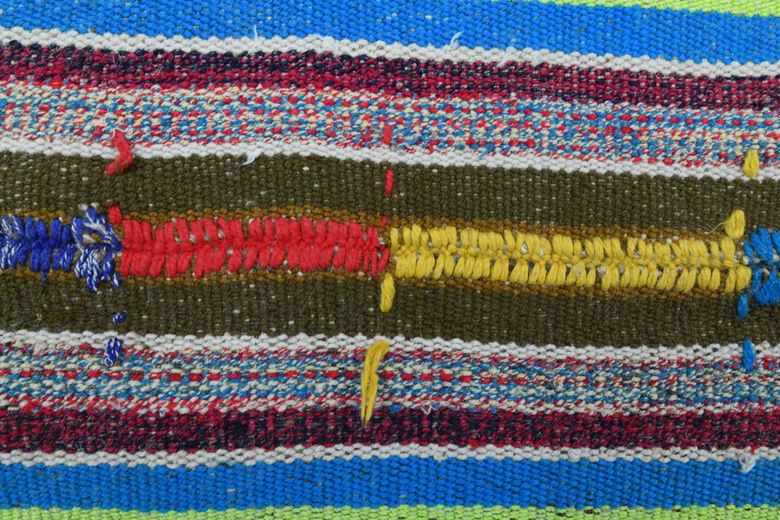 Turkish Striped Area Rug