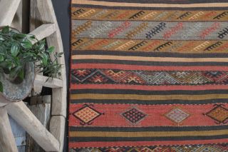 Flatweave Vintage Carpet - Thumbnail