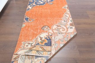 Turkish Vintage Runner Rug - 34115 - Thumbnail