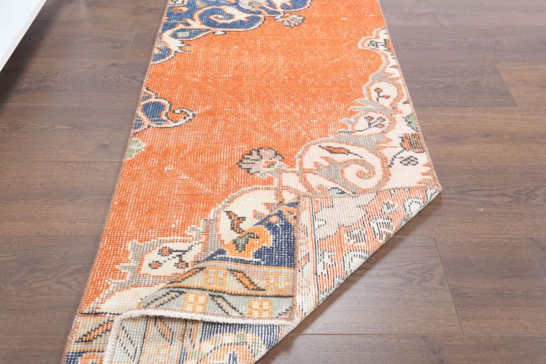 Turkish Vintage Runner Rug - 34115