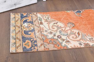 Turkish Vintage Runner Rug - 34115 - Thumbnail