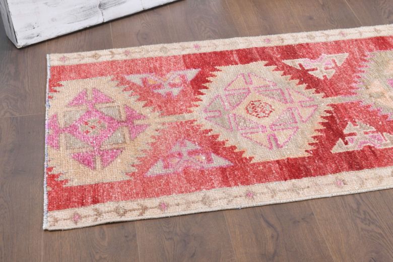 Red Vintage Runner Rug