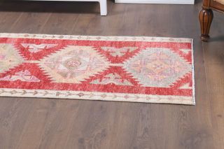 Red Vintage Runner Rug - Thumbnail