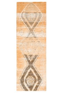 Turkish Vintage Runner Rug - Thumbnail