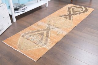 Turkish Vintage Runner Rug - Thumbnail