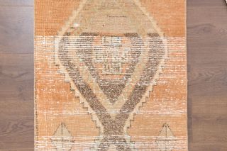 Turkish Vintage Runner Rug - Thumbnail