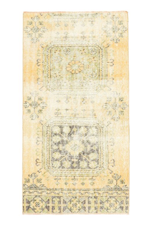 Yellow Floral Vintage Runner