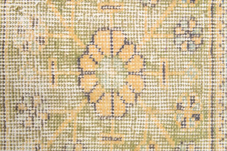 Yellow Floral Vintage Runner