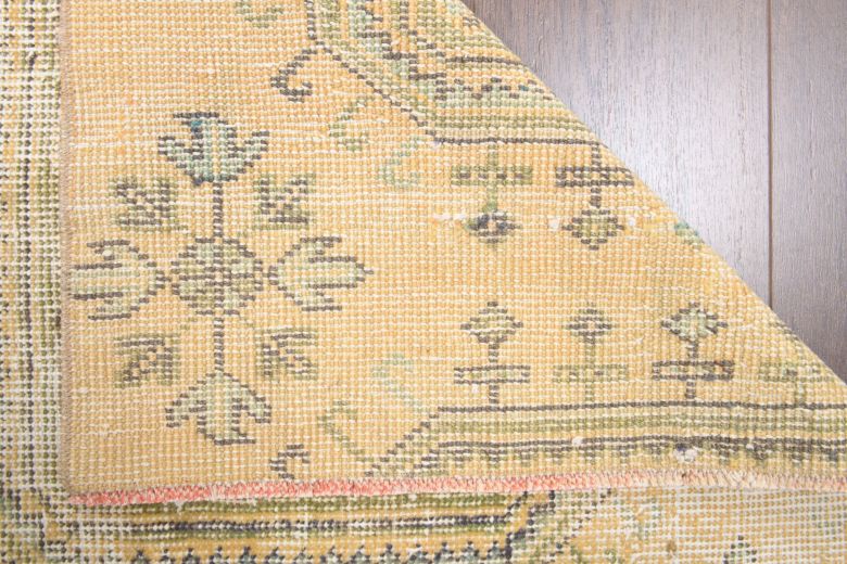 Yellow Floral Vintage Runner