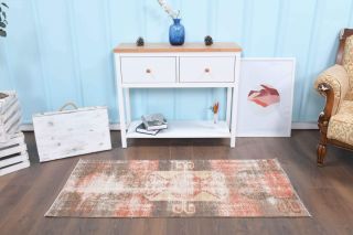 Red Vintage Runner Rug - Thumbnail