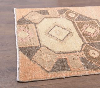 Turkish Vintage Runner Rug - Thumbnail