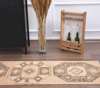 Turkish Vintage Runner Rug - Thumbnail