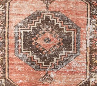 Turkish Vintage Runner Rug - Thumbnail