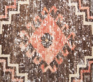 Turkish Vintage Runner Rug - Thumbnail