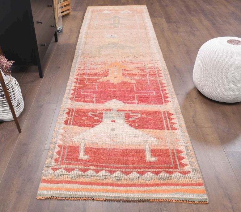 FOLK ART - Turkish Vintage Runner Rug