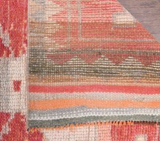 FOLK ART - Turkish Vintage Runner Rug - Thumbnail