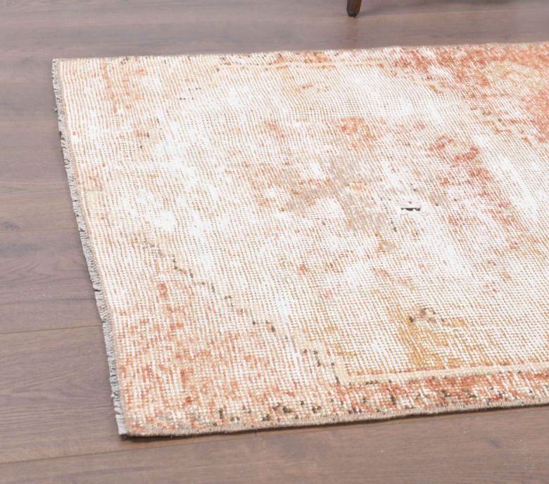 Burnt Red Vintage Runner Rug