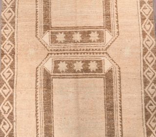 Tan Colored Vintage Runner Rug - Thumbnail