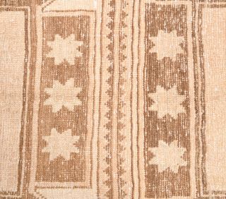 Tan Colored Vintage Runner Rug - Thumbnail