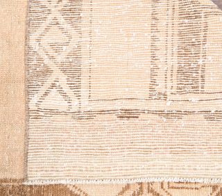 Tan Colored Vintage Runner Rug - Thumbnail