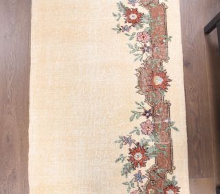 Beige Vintage Anatolian Runner Rug - Thumbnail