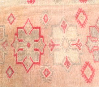 Hand-Knotted Long Vintage Runner Rug - Thumbnail