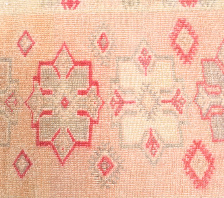 Hand-Knotted Long Vintage Runner Rug