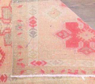 Hand-Knotted Long Vintage Runner Rug - Thumbnail