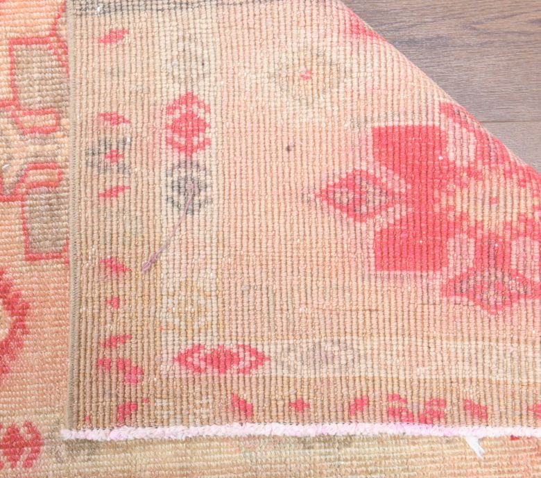 Hand-Knotted Long Vintage Runner Rug