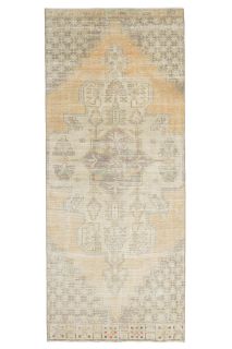 Oriental Vintage Runner Rug - Thumbnail