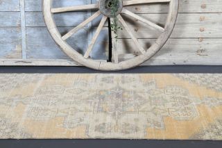 Oriental Vintage Runner Rug - Thumbnail