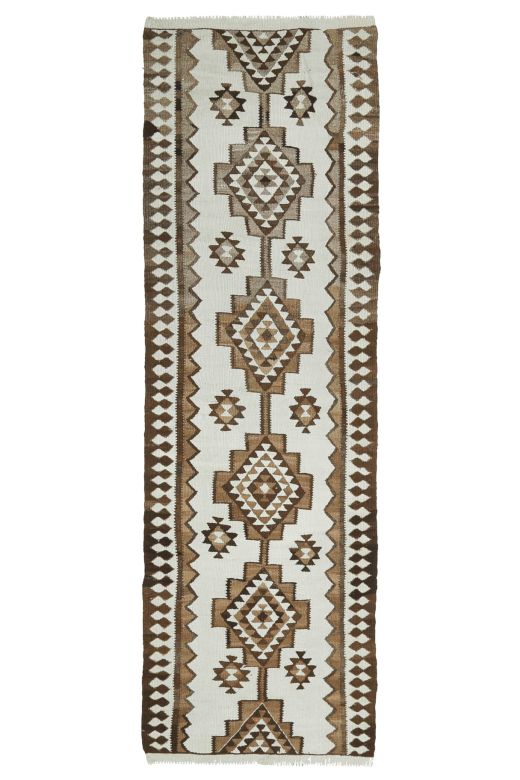 White Vintage Runner Rug