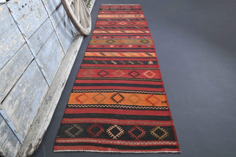 Kilim Vintage Runner Rug