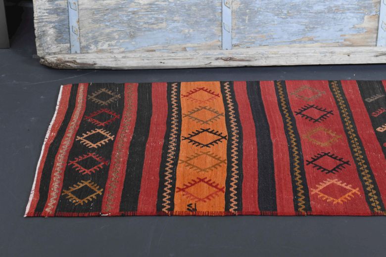 Kilim Vintage Runner Rug