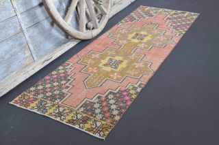 Turkish Vintage Runner Rug - Thumbnail