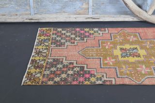 Turkish Vintage Runner Rug - Thumbnail