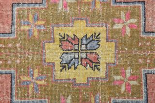 Turkish Vintage Runner Rug - Thumbnail