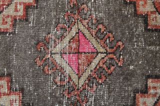 1960s Red Vintage Runner Rug - Thumbnail