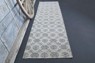 Turkish Vintage Runner Rug - Thumbnail