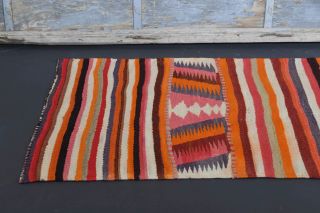 Turkish Vintage Runner Rug - Thumbnail