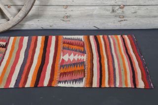 Turkish Vintage Runner Rug - Thumbnail