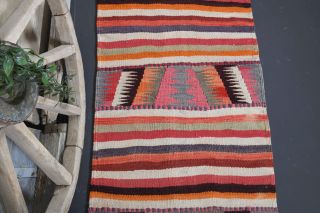 Turkish Vintage Runner Rug - Thumbnail