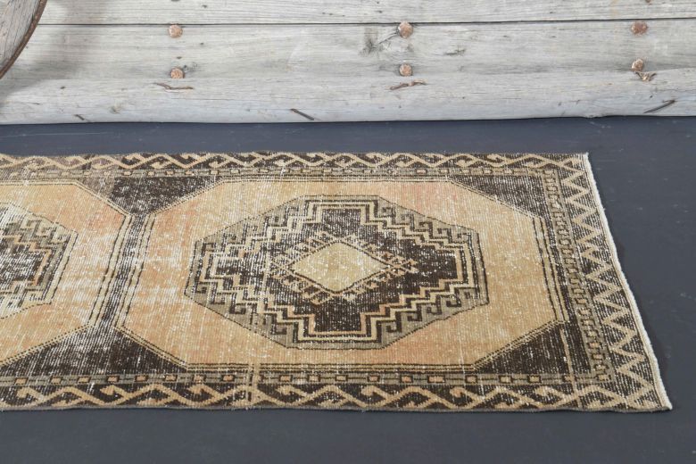 Turkish Vintage Runner Rug - 34859