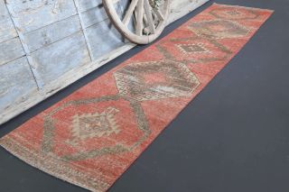 Turkish Vintage Runner Rug - 34861 - Thumbnail