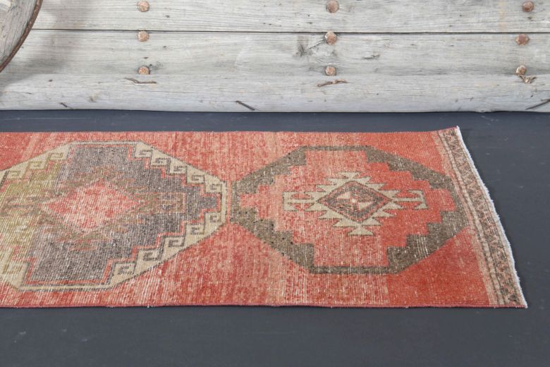 Turkish Vintage Runner Rug - 34861